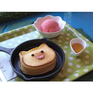 ミニねこパンケーキセット